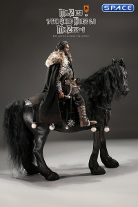 1/6 Scale Shire Horse 2.0 (black / black fetlocks)