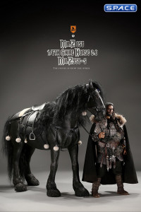 1/6 Scale Shire Horse 2.0 (black / black fetlocks)