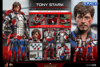 1/6 Scale Tony Stark Mark V Suit Up Deluxe Version Movie Masterpiece MMS600 (Iron Man 2)