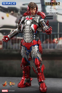 1/6 Scale Tony Stark Mark V Suit Up Deluxe Version Movie Masterpiece MMS600 (Iron Man 2)