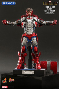 1/6 Scale Tony Stark Mark V Suit Up Deluxe Version Movie Masterpiece MMS600 (Iron Man 2)