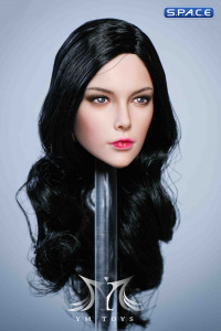 1/6 Scale Valerie Head Sculpt (long black Hair)