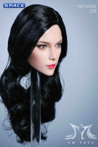 1/6 Scale Valerie Head Sculpt (long black Hair)