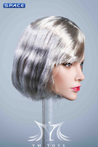 1/6 Scale Valerie Head Sculpt (short silver Hair)