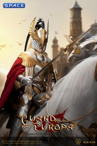 1/6 Scale White Armor Horse of Eagle Knight Guard (The Era of Europa War)