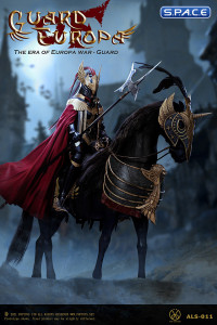 1/6 Scale Black Armor Horse of Eagle Knight Guard (The Era of Europa War)