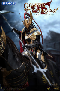 1/6 Scale Black Armor Horse of Eagle Knight Guard (The Era of Europa War)