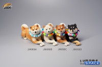 1/6 Scale lying Shiba Inu (red)