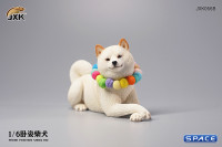 1/6 Scale lying Shiba Inu (white)