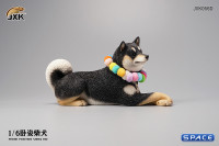 1/6 Scale lying Shiba Inu (black)