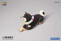 1/6 Scale lying Shiba Inu (black)