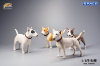 1/6 Scale Bull Terrier (white)