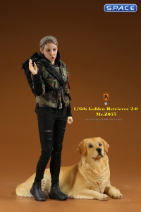 1/6 Scale lying Golden Retriever Version 4A