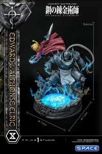 1/6 Scale Edward & Alphonse Elric Deluxe Concept Masterline Statue (Fullmetal Alchemist)