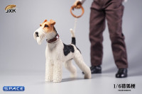 1/6 Scale Foxterrier (white/black)