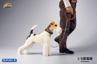 1/6 Scale Foxterrier (white/black)