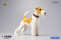 1/6 Scale Foxterrier (white/brown)