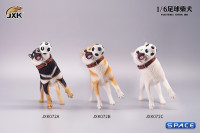 1/6 Scale Shiba Inu with football (black)