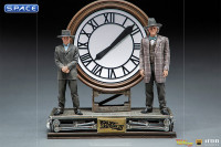 1/10 Scale Marty and Doc at the Clock Deluxe Art Scale Statue (Back to the Future 3)