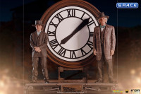 1/10 Scale Marty and Doc at the Clock Deluxe Art Scale Statue (Back to the Future 3)