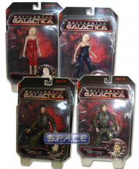 4er Komplettsatz: Battlestar Galactica Series 1