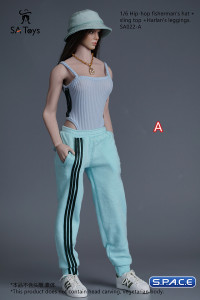 1/6 Scale female Hip-Hop Outfit (sky blue)