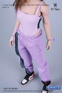 1/6 Scale female Hip-Hop Outfit (purple)