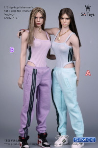 1/6 Scale female Hip-Hop Outfit (purple)