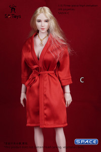 1/6 Scale female Pajamas (red)