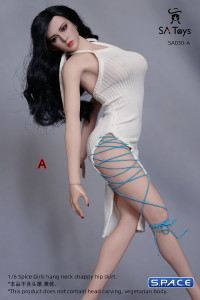 1/6 Scale neckholder Dress with lacing (rice white)