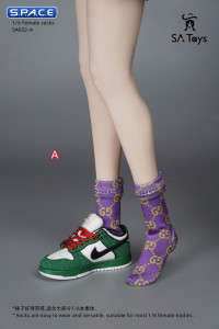1/6 Scale Socks (purple)