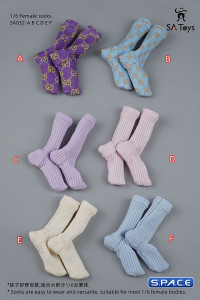 1/6 Scale Socks (purple)