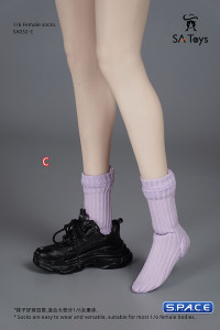 1/6 Scale Socks (lavender)