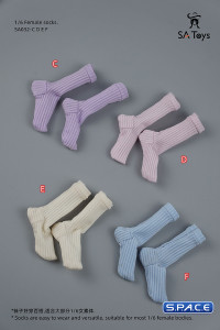 1/6 Scale Socks (lavender)