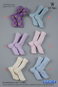1/6 Scale Socks (pink)