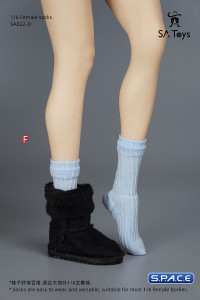 1/6 Scale Socks (light blue)