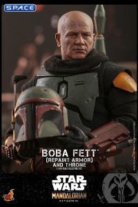 1/6 Scale Boba Fett Repaint Armor & Throne TV Masterpiece Set TMS056 (The Mandalorian)