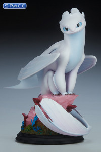 Light Fury Statue (How to Train Your Dragon)