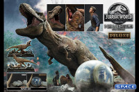 1/15 Scale Tyrannosaurus-Rex & Carnotaurus Deluxe Legacy Museum Collection Statue (Jurassic World: Fallen Kingdom)