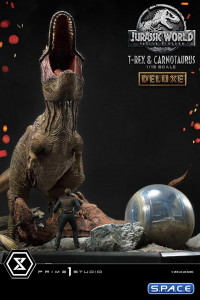 1/15 Scale Tyrannosaurus-Rex & Carnotaurus Deluxe Legacy Museum Collection Statue (Jurassic World: Fallen Kingdom)