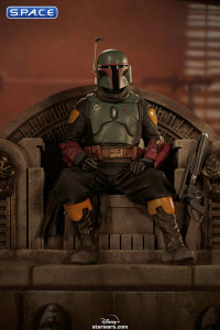 1/10 Scale Boba Fett on Throne Deluxe Art Scale Statue (The Mandalorian)