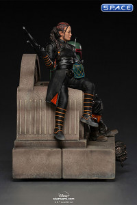 1/10 Scale Boba Fett & Fennec Shand on Throne Deluxe Art Scale Statue (The Mandalorian)