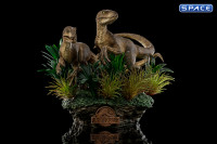 1/10 Scale Just The Two Raptors Deluxe Art Scale Statue (Jurassic Park)