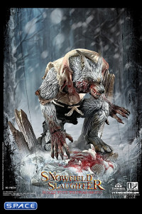 1/12 Scale Snowfield Slaughter Bloody White Werewolf - Deluxe Version (Palmtop Monsters)