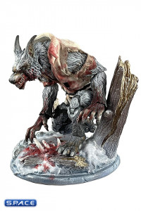 1/12 Scale Snowfield Slaughter Bloody White Werewolf - Deluxe Version (Palmtop Monsters)