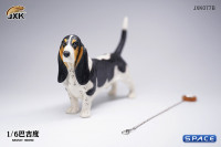 1/6 Scale Basset Hound (black)