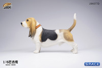 1/6 Scale Basset Hound (brown/black)