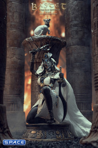 1/6 Scale White Bastet - The Cat Goddess