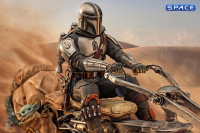 1/10 Scale The Mandalorian on Speederbike Deluxe BDS Art Scale Statue (The Mandalorian)