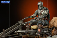 1/10 Scale The Mandalorian on Speederbike Deluxe BDS Art Scale Statue (The Mandalorian)